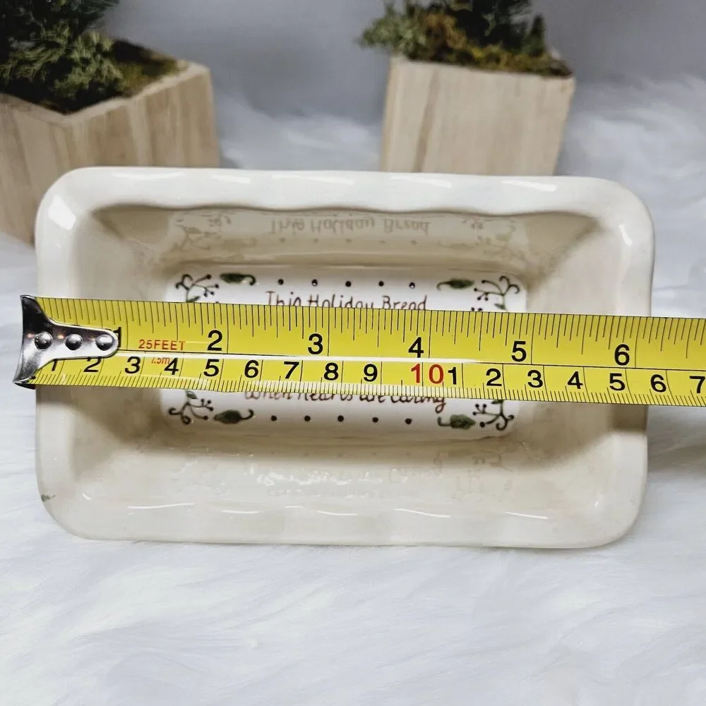 Set of 2 Oven Tara & Grasslands Mini Cake Loaf Baking Dish Christmas Lot Vintage